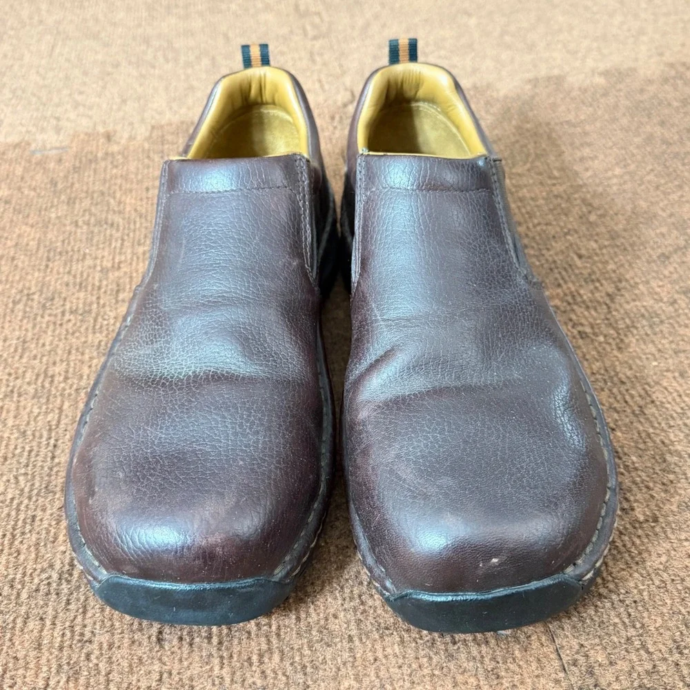 Red Wing‎ Shoes Mens 6702 Brown Leather Slip On Safety Toe Work Shoes 10.5 D SD